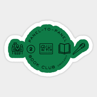 Panel to Panel Book Club Sticker